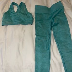 blue gymshark set! size medium